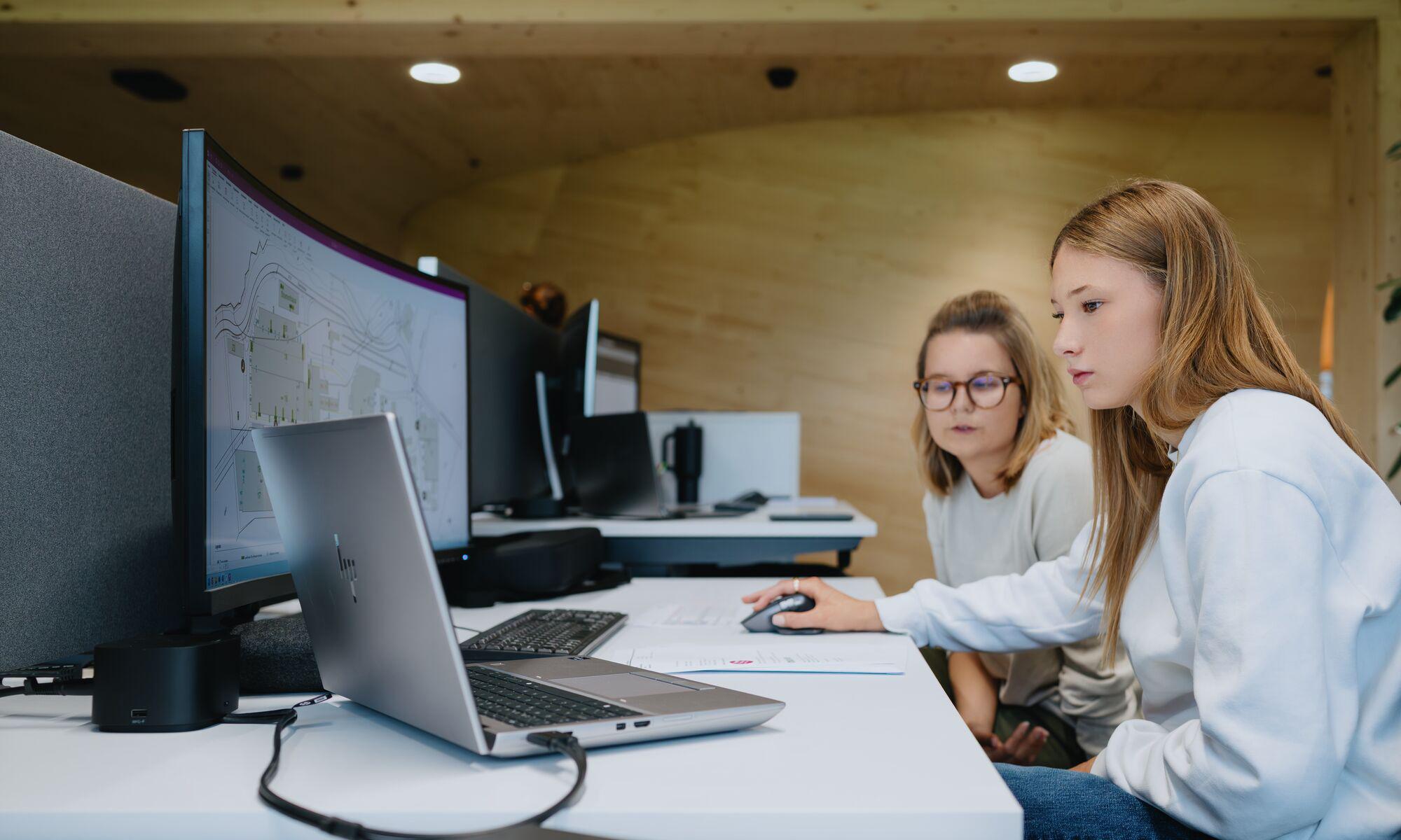 Situation professionnelle d'une dessinatrice stagiaire spécialisée en architecture au sein du groupe Lehmann 