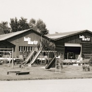 Altes Foto vom ehemaligen Holzmarkt Gossau