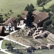 Aerial view of Erlenhof in 1950