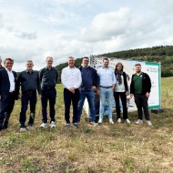 On-site visit after signing the contract for Blumer Lehmann's new production facility in Germany