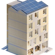 Visualisation of urban multistorey densification in a timber design