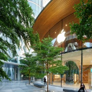 Exterior view Apple Store Bangkok