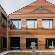 Innenhof des Kornhauses mit Blick auf die Fassade