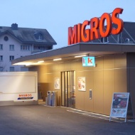 Migrosprovisorium Amriswil von aussen