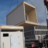 Holzmodul Migrosprovisorium Amriswil