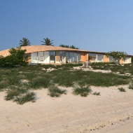 Four-bed villa at Ummahat Island Resort in the Red Sea, designed by Japanese architect Kengo Kuma