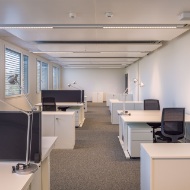 Gruppenbüro im Provisorium der UNIL