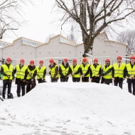 Premier coup de pioche de Wisdome Stockholm