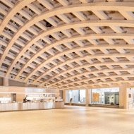 Interior view of the event room at Wisdome Stockholm