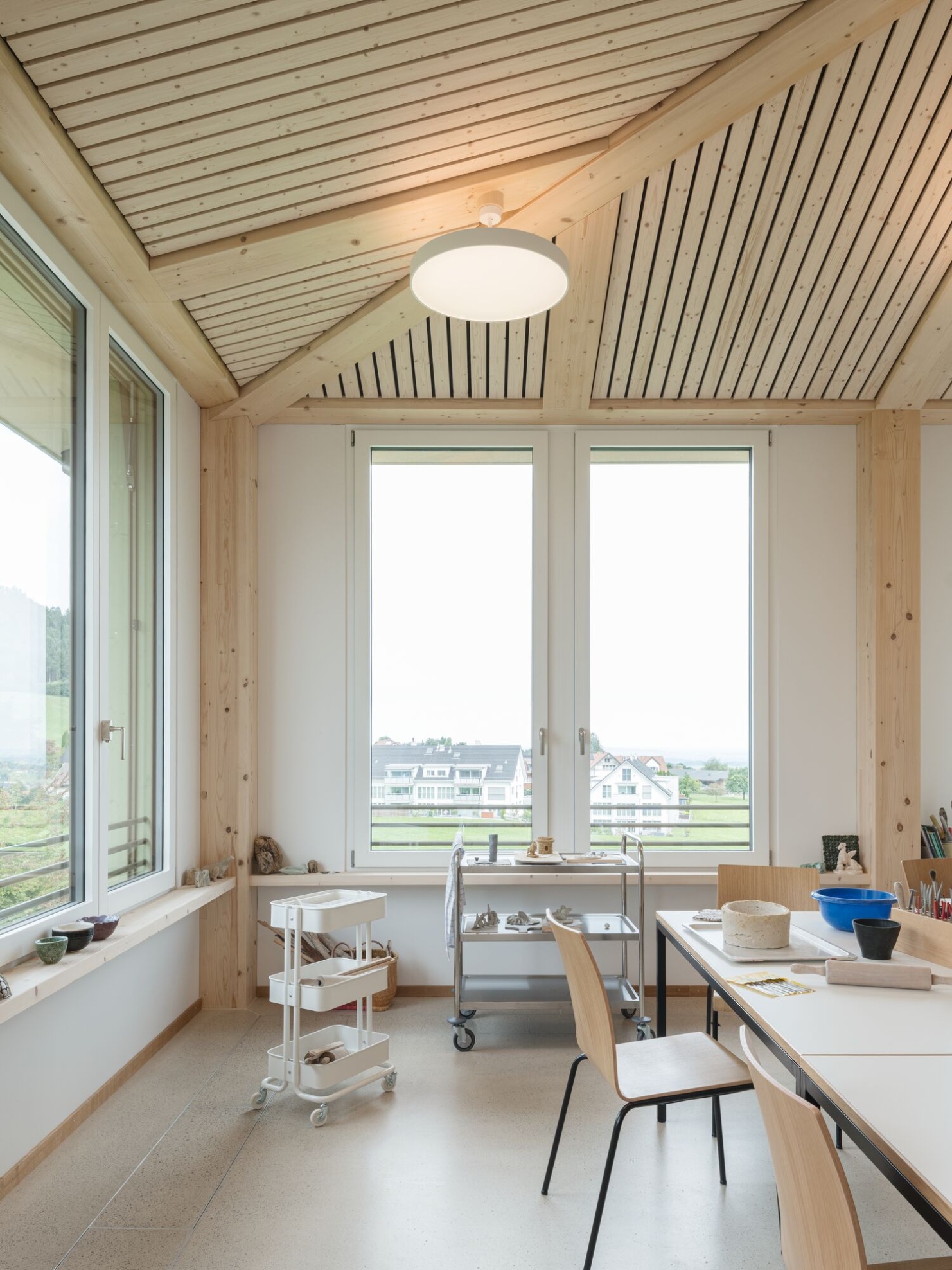 Atelierraum im Gesundheitszentrum Herisau