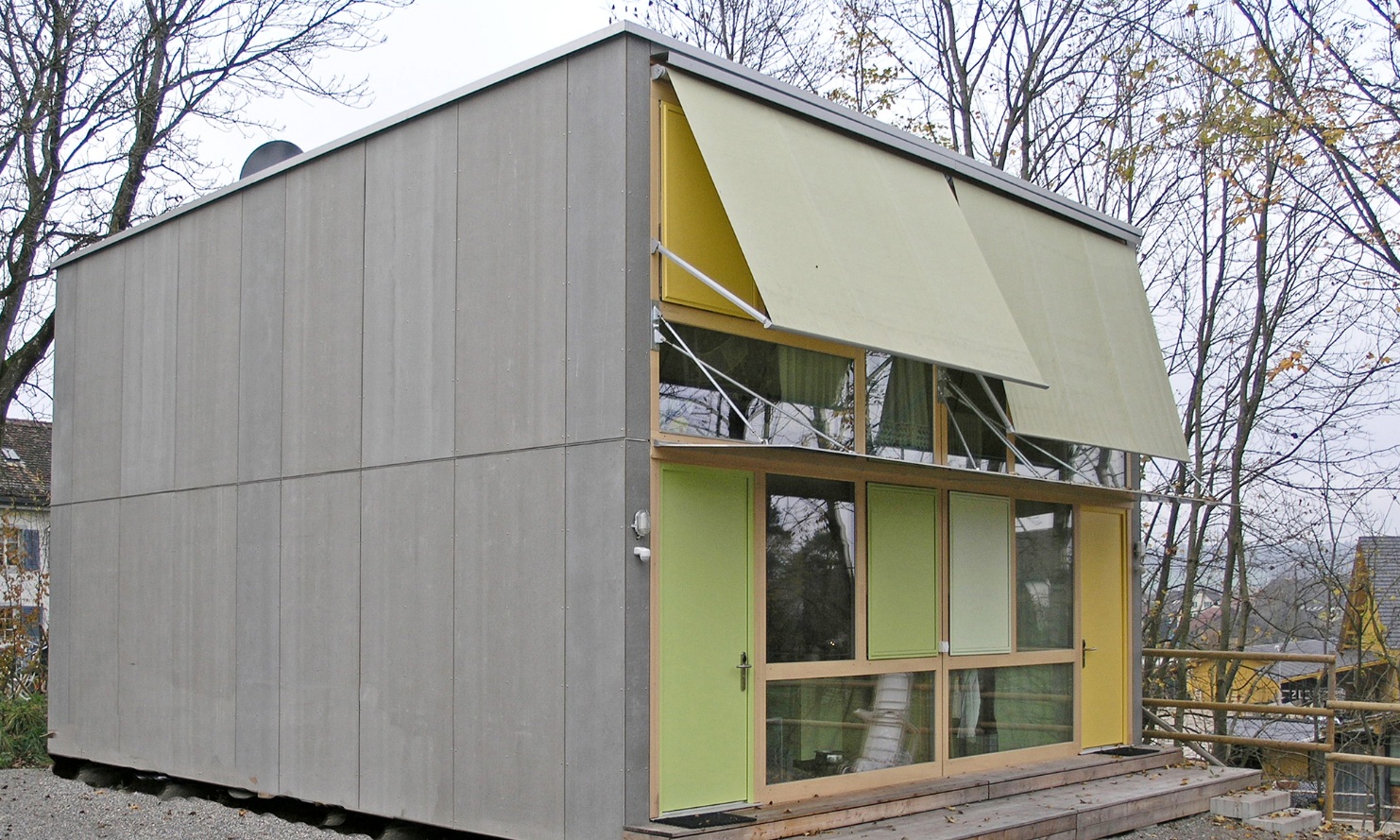 Les habitations individuelles assurent l’intimité des résidents.