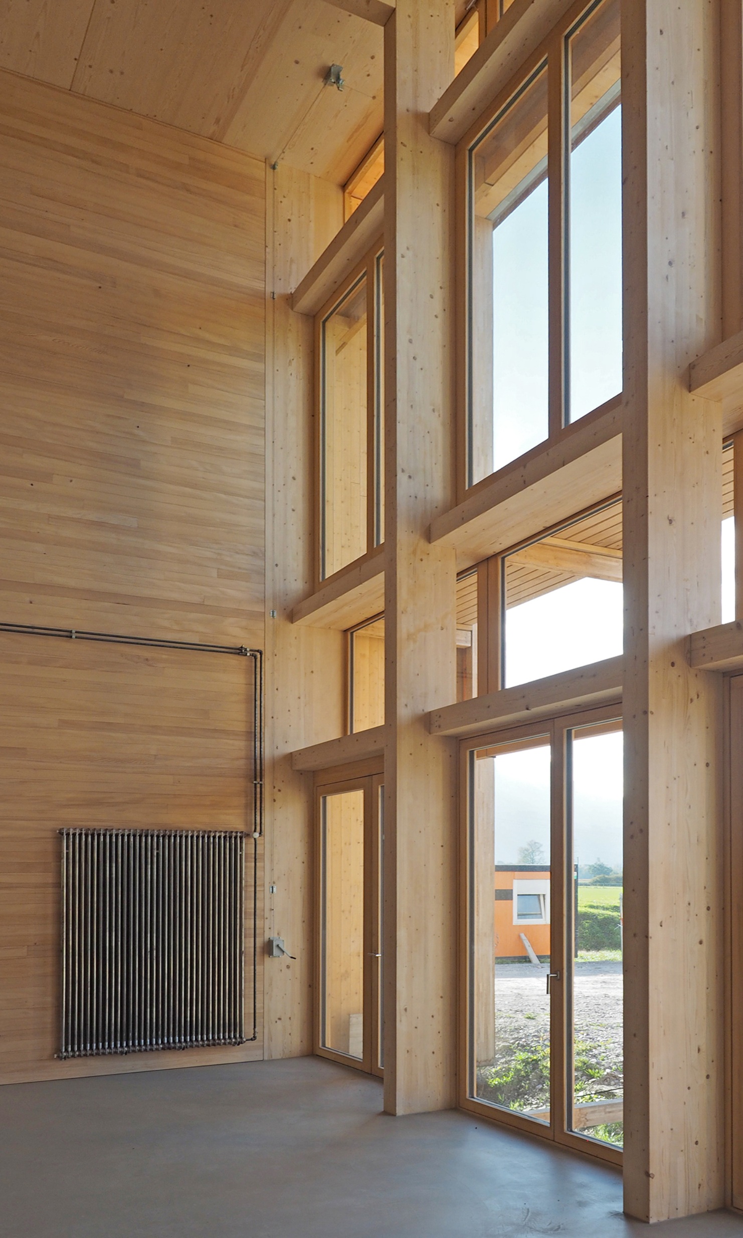 Prise de vue de l’espace intérieur de l’école d’agriculture de Salez