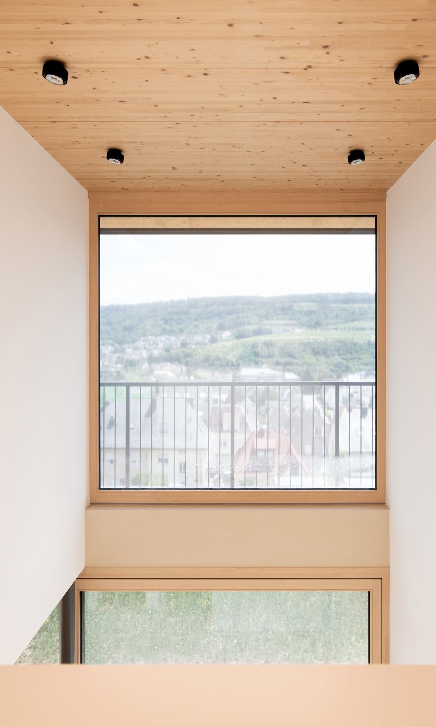 Aussicht aus einer der Wohnungen im Mehrfamilienhaus Säntis 