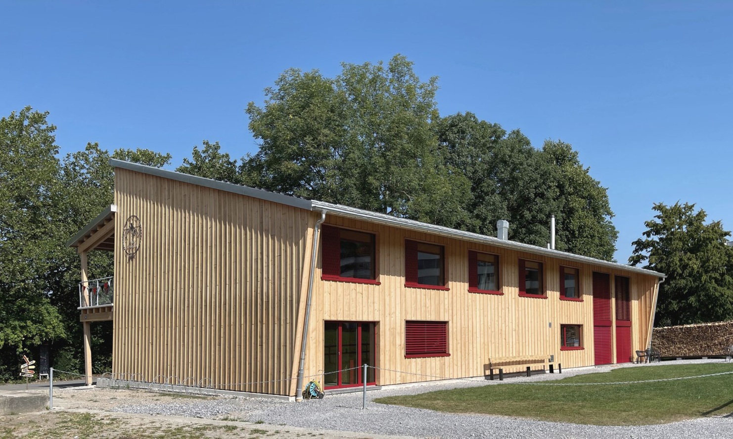 General view of the St Martin scout hostel
