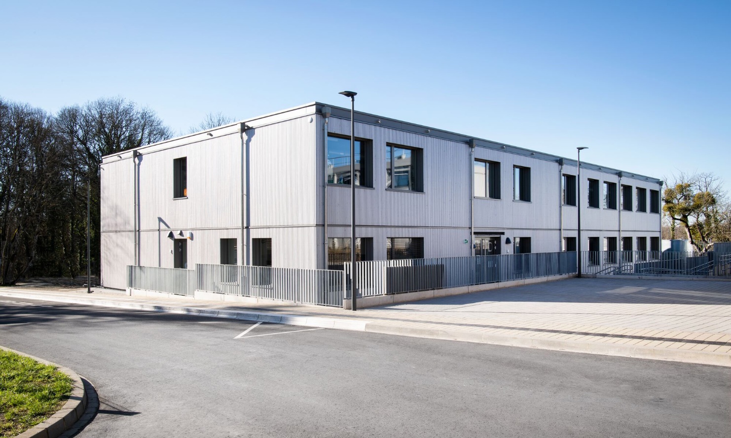 Gesamtansicht der internationalen Schule in Mondorf