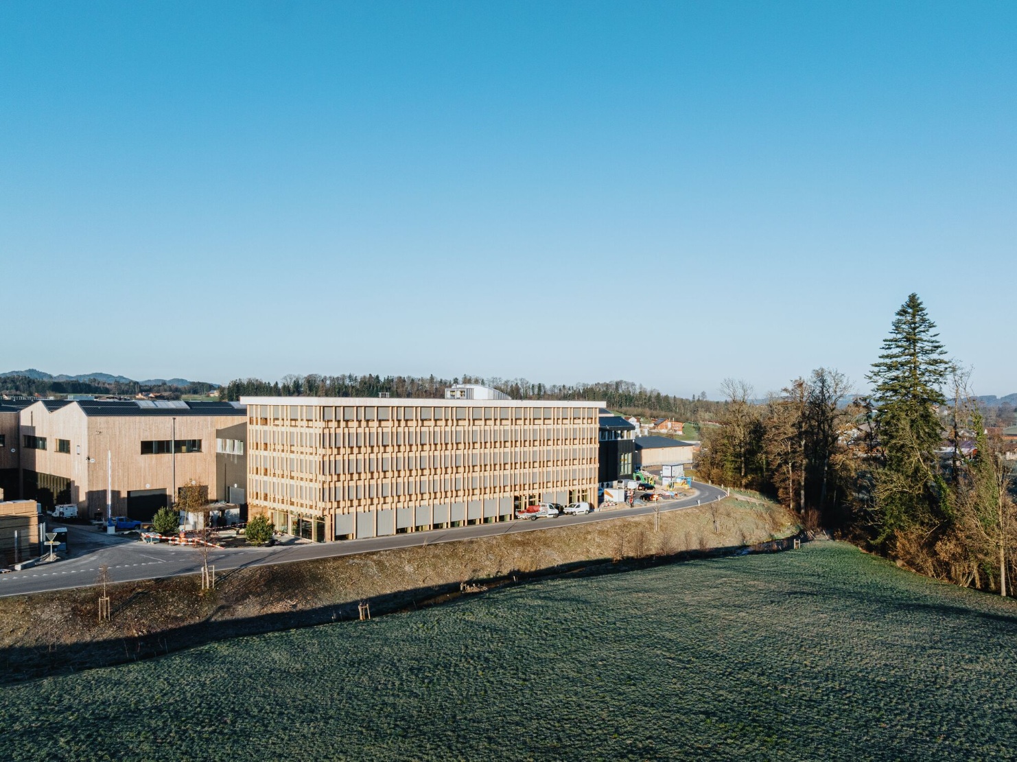 General view of the office building