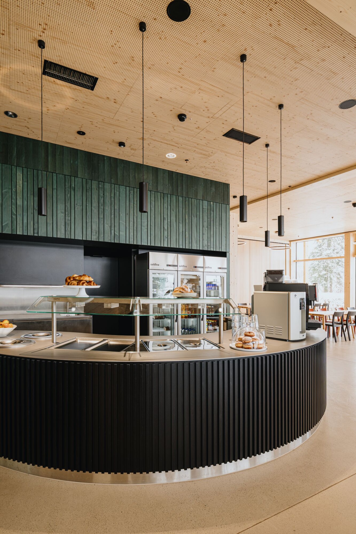 Cafeteria in the Blumer Lehmann office building