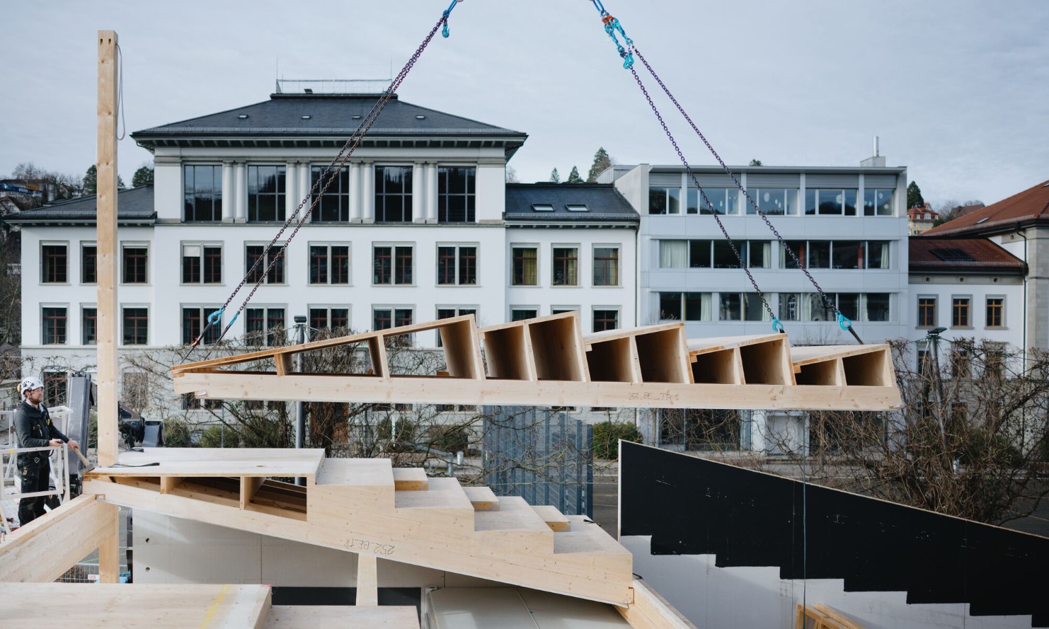 Dismantling of the theatre Provisional St. Gallen