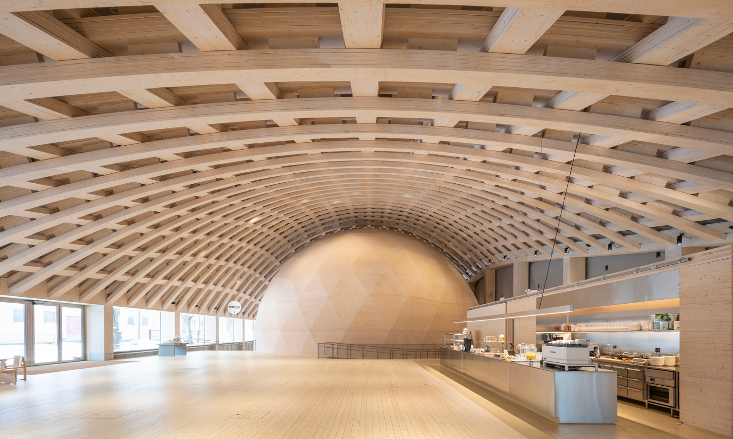 Interior view of the Wisdome Stockholms 