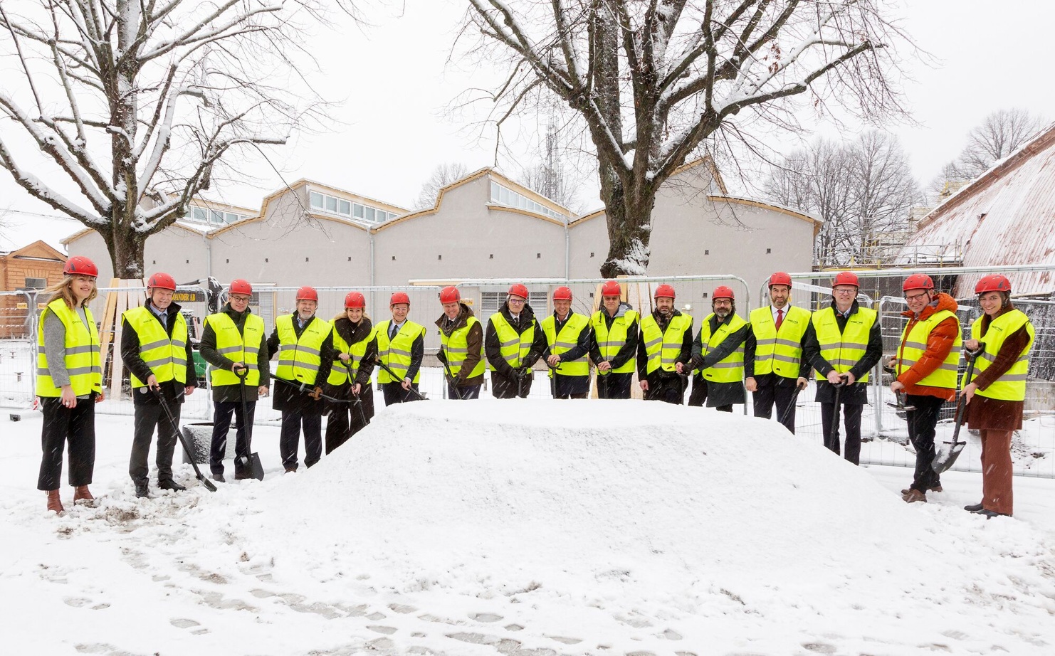 Premier coup de pioche de Wisdome Stockholm