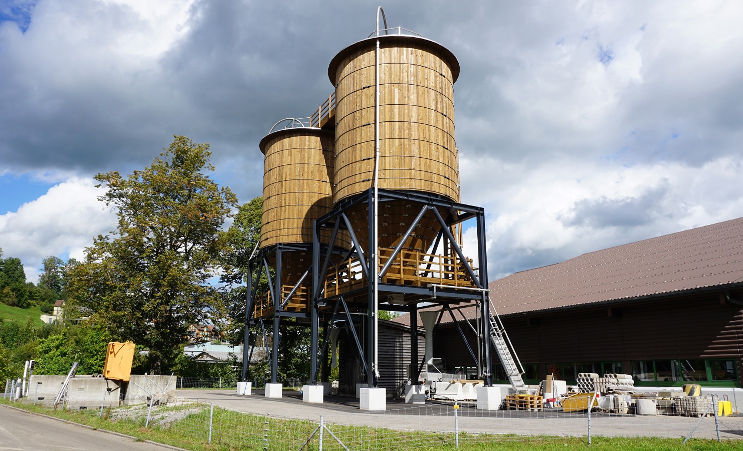 Silo à sel en bois à Wattwil