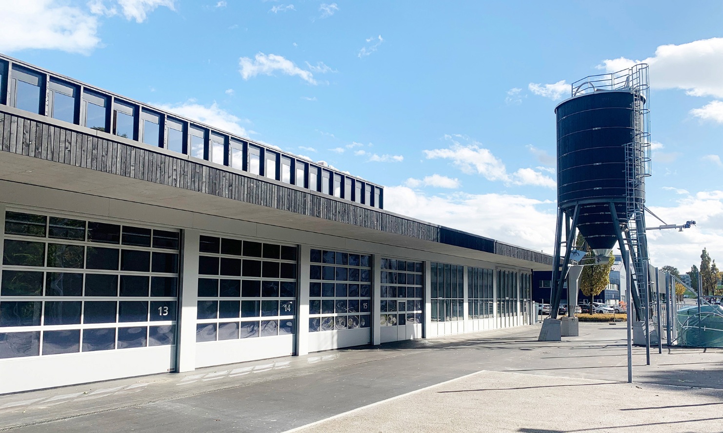 Silo rond en bois à Wetzikon