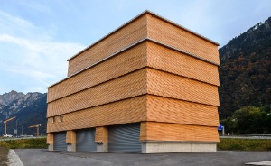 Grösste Modulsiloanlage aus Holz mit einem Lagervolumen von 2'300m3 Salz in Chur