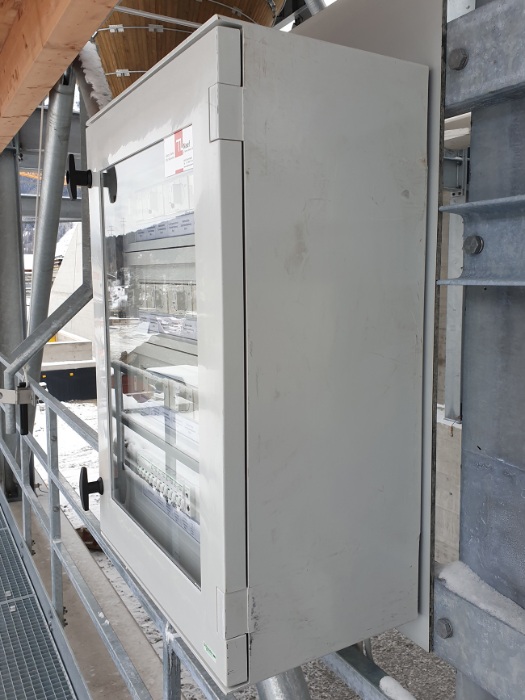 Distribution board of the Zernez silo plant