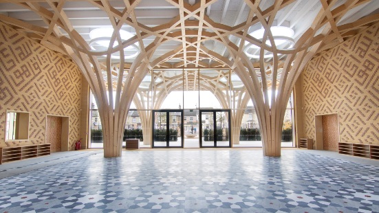 Eingangsbereich Cambridge Mosque 
