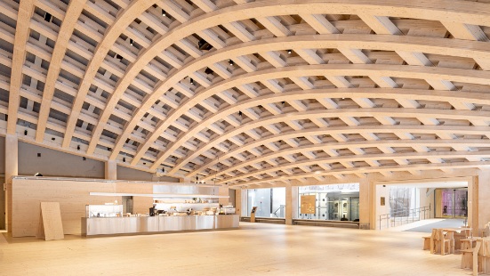 Innenansicht des Eventraums im Wisdome Stockholm