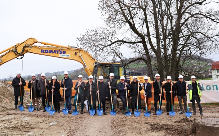 Ground-breaking ceremony for the Herisau Visitor and Therapy Centre