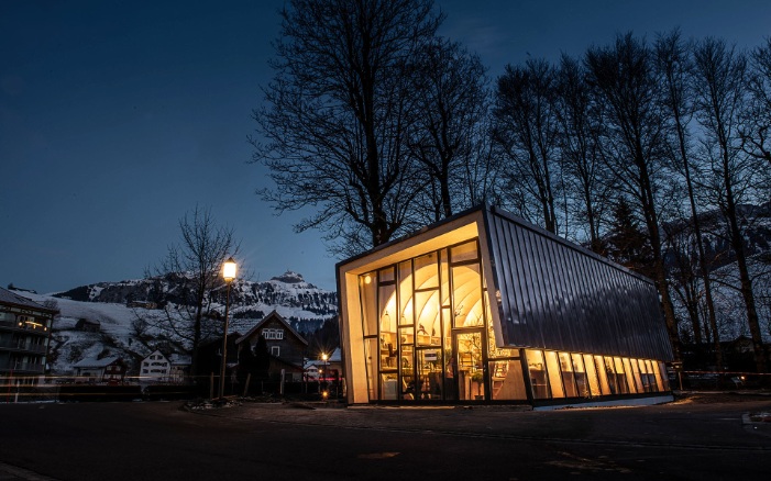 Vue d’ensemble de l’atelier floral de nuit