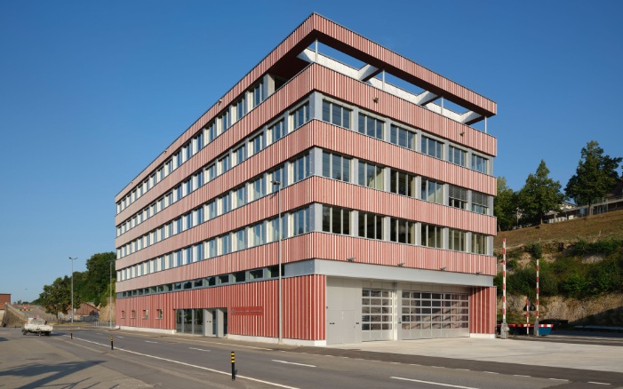 New Administrative Building of the Appenzeller Bahnen Blumer Lehmann