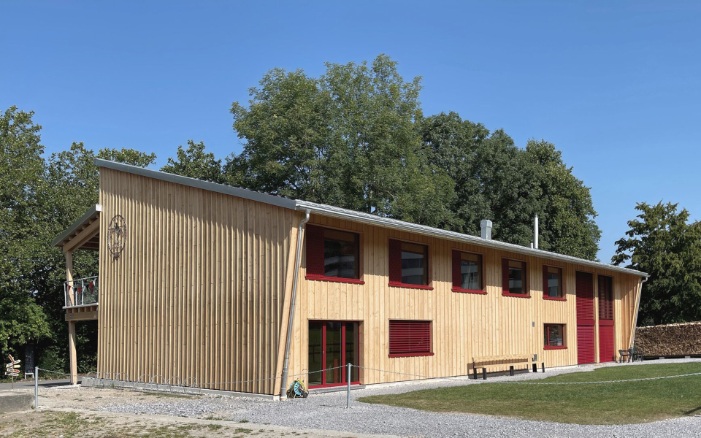 Gesamtansicht des Pfadiheim St. Martin