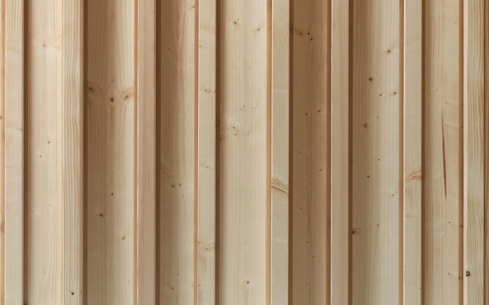 Façade en bois en 3D