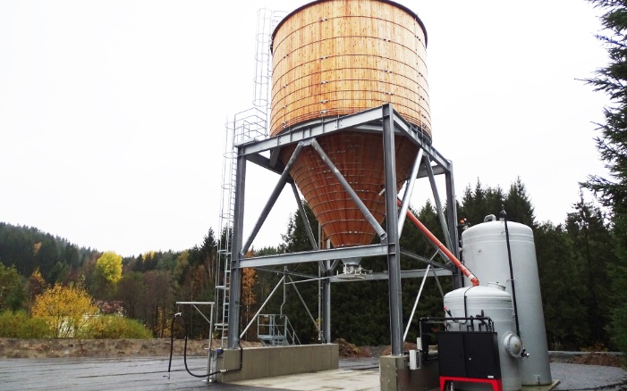 Grit silo system in Bischofsgrün, Bayreuth