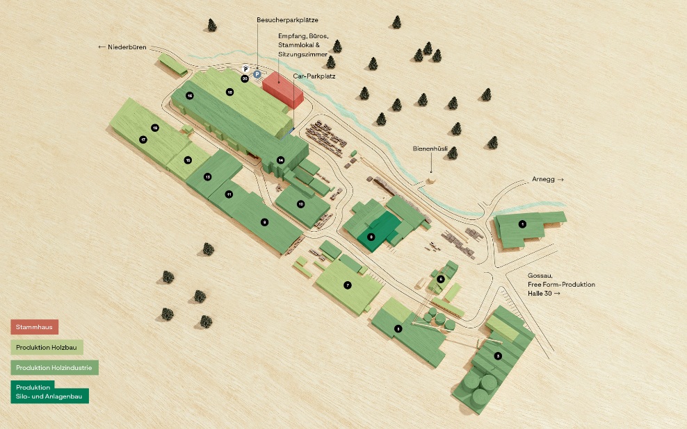Anfahrtsplan mit Parkplatz-Beschreibung