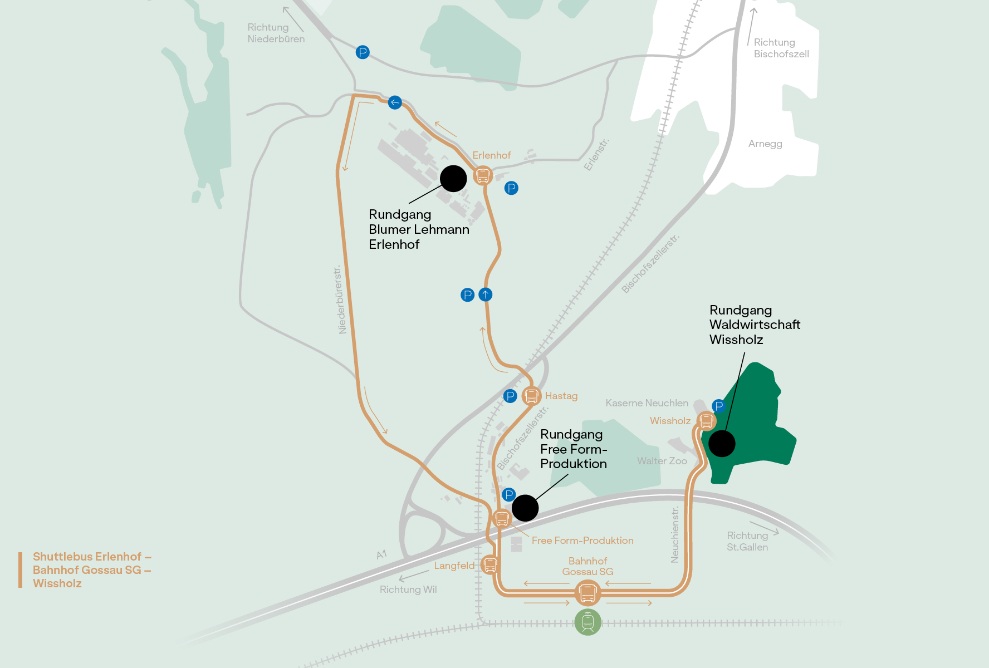 Concept de circulation pour la journée portes ouvertes 2025