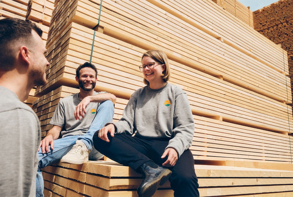 HR-Kampagne Sujet mit Marianne Germann, Lukas Blum und Robin Nellen
