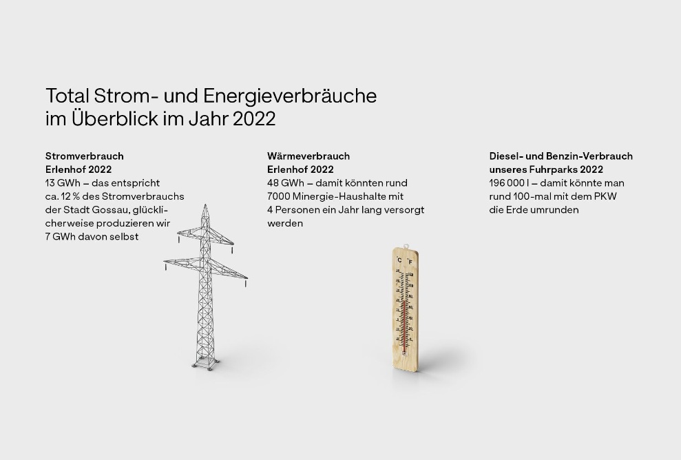 Nachhaltigkeitsgrafik Emissionen Blumer Lehmann