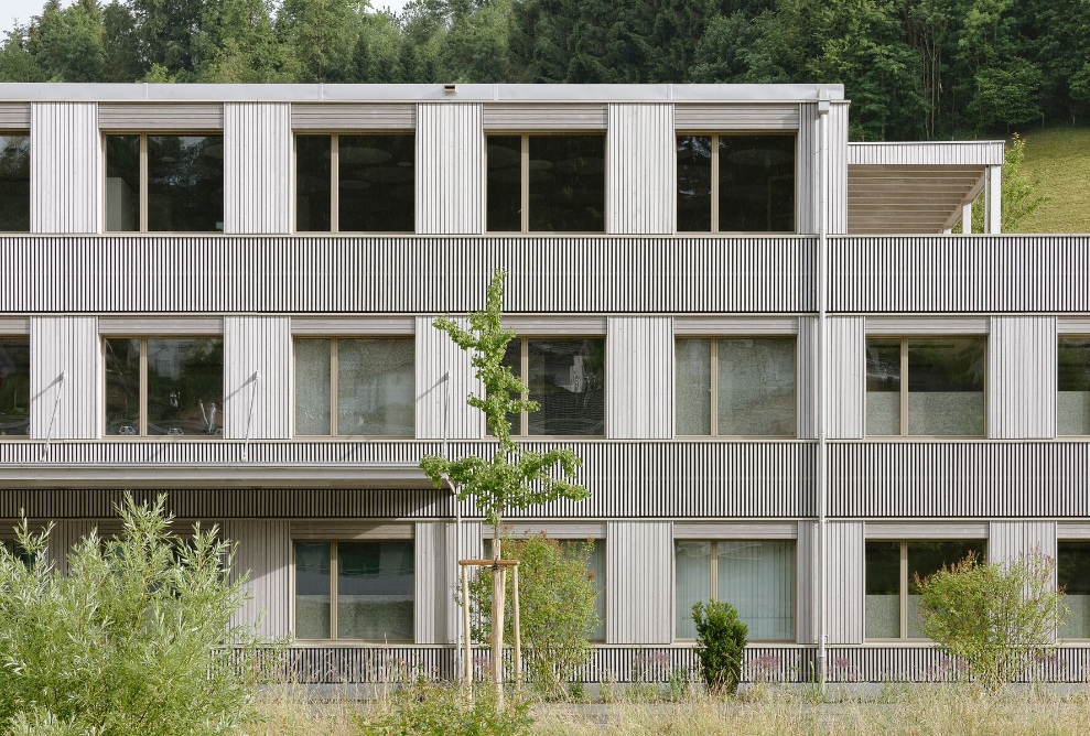 Detailed view of the medical facility from the outside