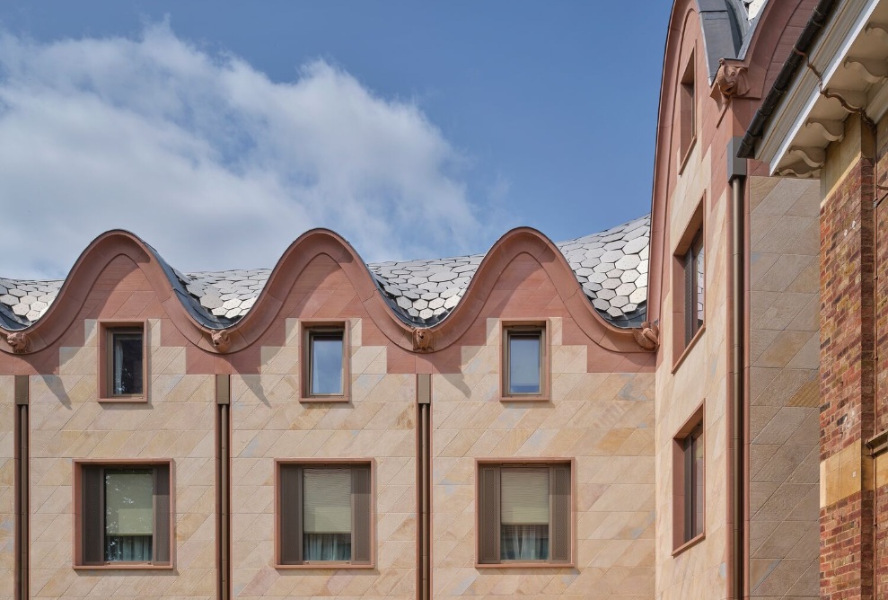 Oxford College Gradel Quadrangels Innenhof mit Freeform Dach