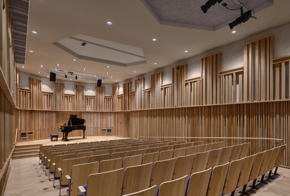 Musiksaal Oxford College Gradel Quadrangels