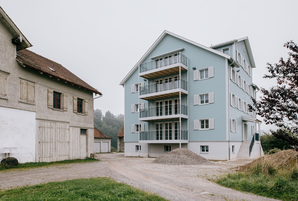 Tüfi residential complex from the side