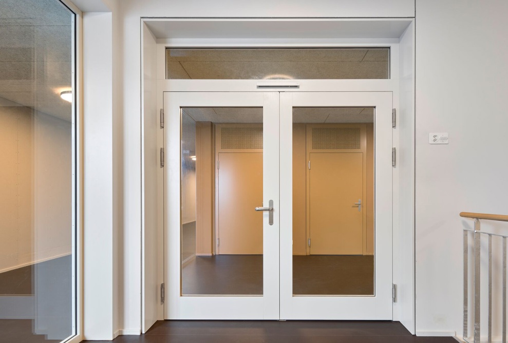 Passage door in the corridor