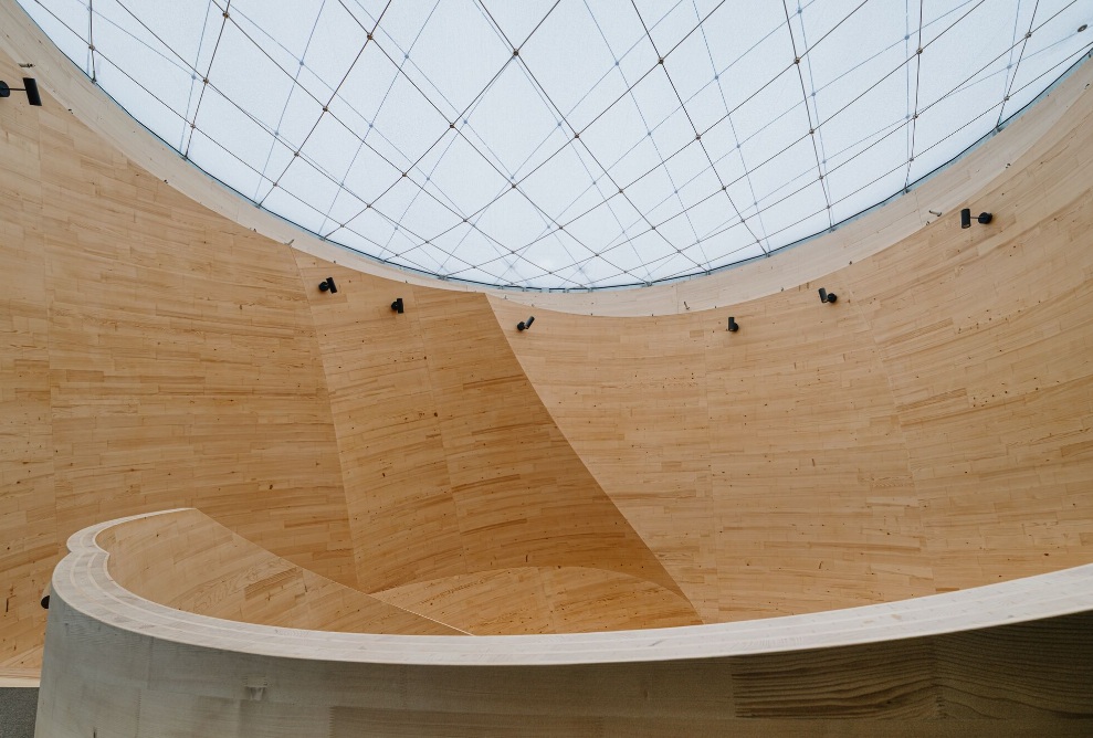 Skylight in the atrium 