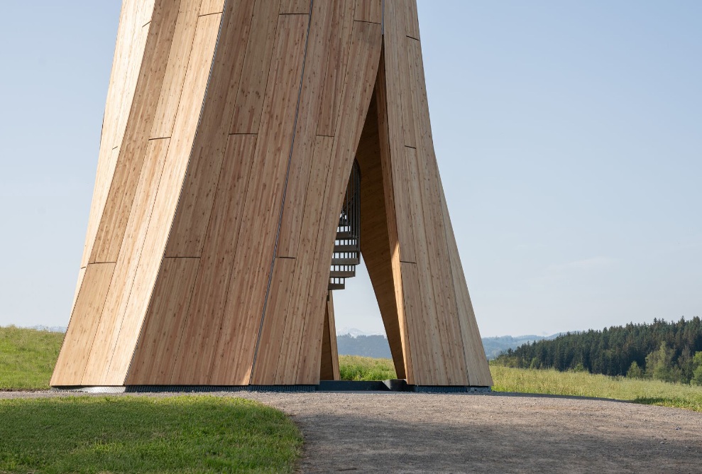 Eingang des Wangen Turm im Allgäu