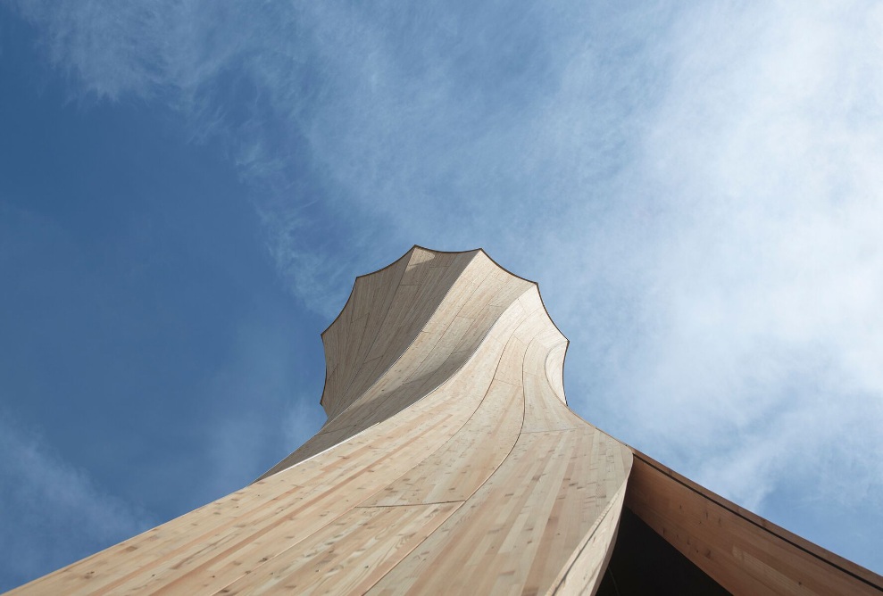 Der Wangen Turm aus der Froschperspektive