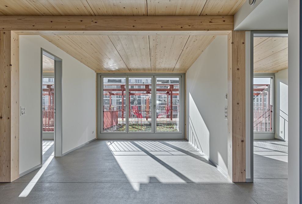 View into one of the new flats in "Baggiwood"