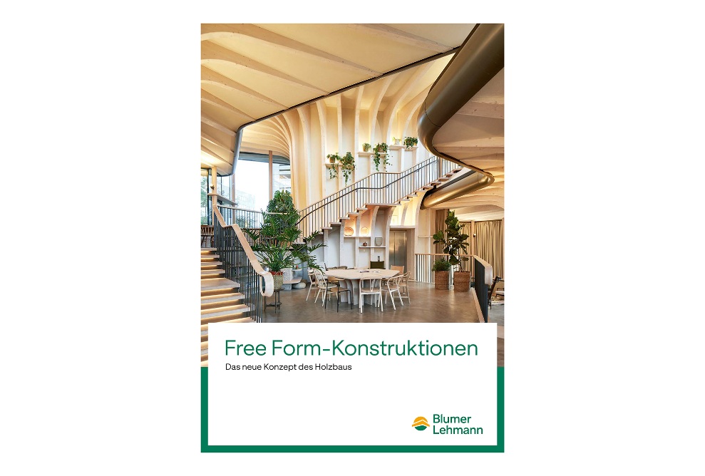 Titelseite der Free Form Broschüre in Deutsch